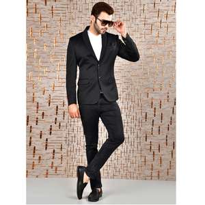 Suministro Directo de Fábrica de Blazers Negros de Moda para Hombre, Modernos y a Medida para Bodas, Disponibles a Precio de Fábrica - Product Image 1