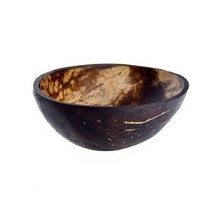 Vajilla de madera de diseño moderno desechable de Grado Superior-Cuencos ovalados de cáscara de coco para almacenamiento de alimentos Fabricante indio Uso comercial - Product Image 4