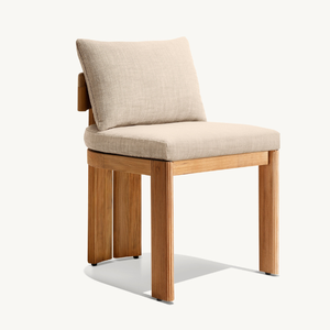 Silla individual sin brazos para uso en exteriores con estilo moderno, adecuada para la terraza de la casa, resistente a la putrefacción. - Product Image 5