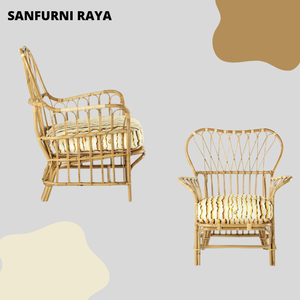 Sillones de salón interiores y exteriores de ratán de Venta caliente para jardín moderno simple de alta calidad hecho a mano de Indonesia - Product Image 6