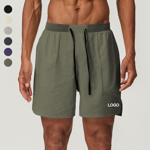 สายรัดเอวยางยืดแบบผูกเชือกสำหรับผู้ชายกางเกงขาสั้นสำหรับออกกำลังกายกางเกงปีนเขาแห้งเร็วกางเกงขาสั้นน้ำหนักเบาสำหรับผู้ชายจัดส่งแบบ DP - Product Image 5