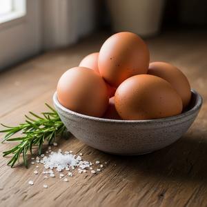 โต๊ะไข่ธรรมชาติแบบสดใหม่ทำจากโปรตีนออร์แกนิกน้ำตาลขาวสดแบบพรีเมี่ยม - Product Image 1