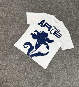 Alta calidad Venta caliente de los hombres Y2K Streetwear manga corta 100% algodón sólido secado rápido antiarrugas camisetas - Product Image 5