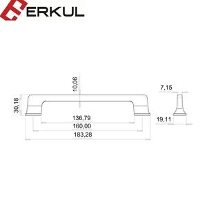 Высококачественные мебельные ручки Erkul – классический антикварный дизайн для ящиков, кухонь и гостиниц – лучшая оптовая цена - Product Image 6