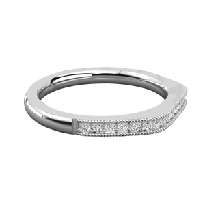 Anillo de Compromiso con Diseño de Diamante de Corte Redondo para Mujer - Product Image 3