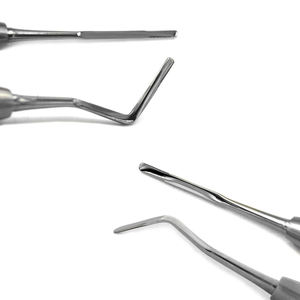 ชุดเครื่องมือถอนฟันแบบไม่ทำลายเส้นเอ็นเหงือก 4 ชิ้น ทำจากสแตนเลสคุณภาพสูง ใช้ซ้ำได้ สีทอง - Product Image 2