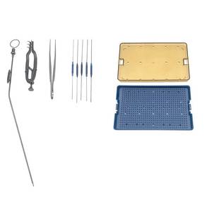 Juego de Instrumentos Quirúrgicos Oftálmicos para Cirugía Lacrimal, Bandeja Esterilizadora, Herramientas Profesionales para Cirugía Ocular, Ajustables y Duraderas - Product Image 3