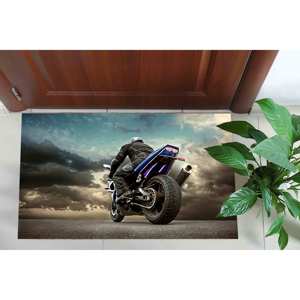 Tapis imprimé : Tapis aux motifs météo nuageux, Tapis de luxe, Tapis de garage, Tapis d'intérieur, Tapis en chenille - Product Image 5