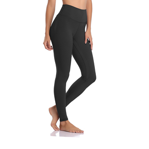 100 % Cotton Activewear Women Leggings Organic Cotton Yoga <b>Pants</b> Sustainable Yoga Leggings For Women High Quality Wholesale - Product Image 4