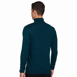 Pull à col roulé épais pour homme en laine mérinos 100% Pull à col roulé pour homme Taille plus Pull à col haut - Product Image 4