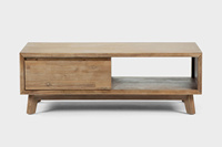 Table basse extensible en bois massif, style minimaliste moderne, avec hauteur réglable, pour salon, meubles de maison