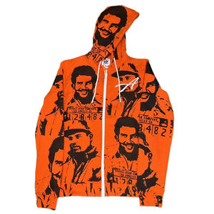 2025 nueva moda de alta calidad para hombre Jersey sudadera Casual manga larga cordón Sudadera con capucha 3D estampado liso diseño sólido OEM - Product Image 3