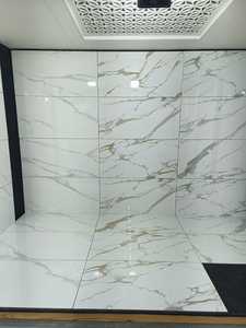 Carreaux de porcelaine vitrifiée émaillée moderne 60*120mm Neutra Graphite finition brillante solide corps complet sol mural 10mm/8mm épaisseur 5 + - Product Image 2