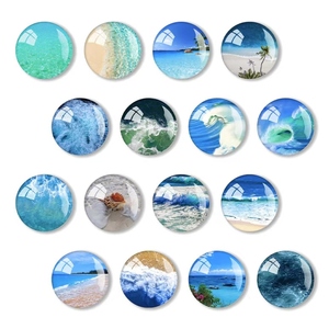 Bán Buôn Trung Quốc Nhà Máy Biểu Tượng Tùy Chỉnh Glass Dome Cá Nhân Thành Phố Lưu Niệm Vòng Vuông Hình Chữ Nhật Trái Tim Rõ Ràng Pha Lê Thủy Tinh Nam Châm - Product Image 5