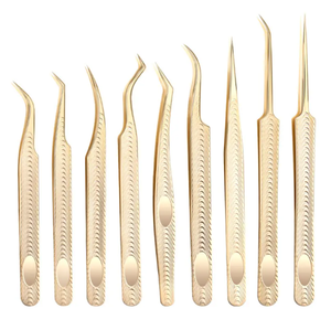 แหนบปลายคิ้วสำหรับต่อขนตา90องศาอุปกรณ์แต่งเล็บโลโก้ส่วนตัว - Product Image 4