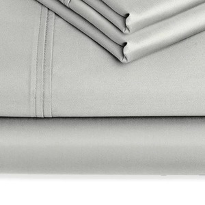 Ensemble de draps de lit en microfibre de haute qualité 4 pièces pour la maison et l'hôtel Durable 400TC fils compter draps de lit de Style uni - Product Image 5
