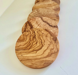 Custom Logo Coffee Blank Acacia Wood <b>Coaster</b> Blanks Wooden Plate for Custom - Product Image 4