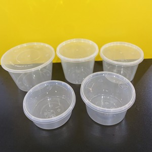 2025 Newest design BPA Free 16oz 20oz Injection Round Shape pp Plastic <b>Container</b> <b>with</b> <b>Lids</b> Food <b>Takeaway</b> Salad Microwave Safe - Product Image 5