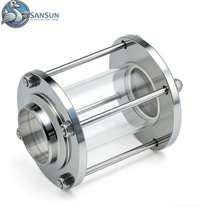 डेटा केंद्र तरल शीतलन दृष्टि ग्लास, 316 एल स्टेनलेस स्टील उच्च दबाव प्रवाह दृष्टि ग्लास, दिनांक केंद्र के लिए - Product Image 6