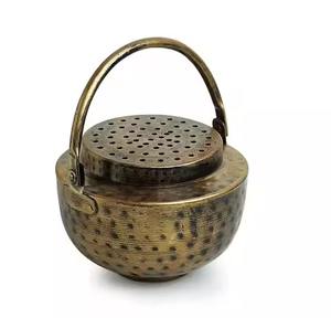 Quemador de Incienso Moderno de Latón con Aroma a Lavanda y Té, Decoración Vintage para el Hogar - Product Image 1