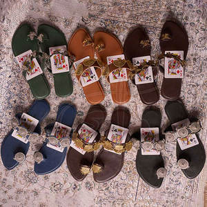 New Arrival Professional Women Faux Leather Jutties Summer Spring Autumn Flat Light Weight <b>Slip</b>-<b>On</b> <b>Slipper</b> High Quality - Product Image 6