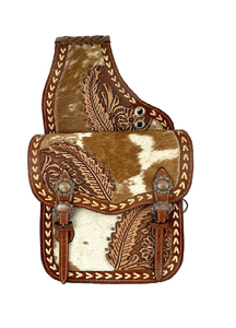 Sacs de selle de saut équestre en cuir véritable de haute qualité usinés à la main vêtements d'équitation occidentale pour chevaux - Product Image 4