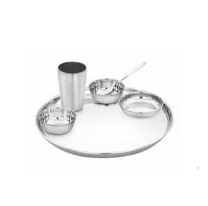 Ensemble de table en acier inoxydable Assiette de présentation martelée Offre Spéciale Assiettes neuves de haute qualité Vaisselle - Product Image 5