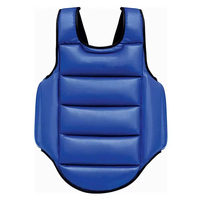 Gilet d'entraînement de boxe professionnel personnalisé en PU/cuir, protection respirante et durable pour la poitrine, idéal pour le kickboxing et le sparring MMA