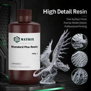 Résine standard plus haute résolution 8K pour imprimante 3D LCD, résine photopolymère résistante à faible odeur, surface d'impression lisse - Product Image 2
