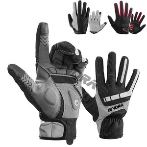 Gants d'hiver en polaire pour hommes Gants de sport de plein air imperméables pour la course à pied Ski Gym Utilisation Écran tactile Compatible Antidérapant Chaud - Product Image 1