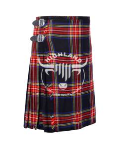 Kilt de tartán hecho a medida está hecho de 80% acrílico 20% lana 8 yardas tela de tartán traje especial Kilt de tartán para hombre - Product Image 1