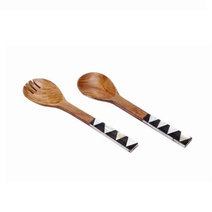 ชุดช้อนส้อมไม้ตกแต่งโต๊ะอาหารสำหรับโรงแรมหรู ชุดเครื่องครัว ชุดช้อนส้อม ชุดช้อนส้อมตกแต่งโรงแรมหรู - Product Image 2