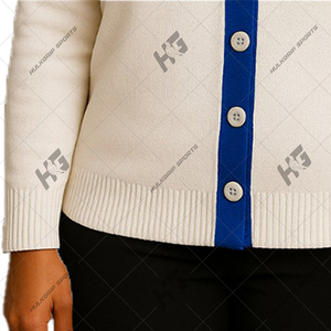 Cardigan universitaire décontracté à boutons, col en V, tricoté en laine/acrylique, style universitaire, vêtements d'extérieur d'hiver grecs pour hommes - Product Image 5