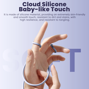 Toocki mới Vật liệu silicon nhanh sạc cáp Loại C để Loại C 60W Silicone 1m 2M 3m cáp dữ liệu - Product Image 2