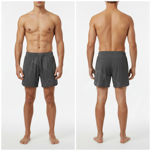 Shorts de course légers et de haute qualité pour hommes, avec taille élastique et cordon de serrage, par Pro Felt Manufacturer Gym Apparel - Product Image 3