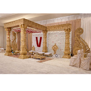 Décoration de mandap de mariage traditionnel du sud de l'Inde, nouvelle arrivée aux États-Unis, taille et forme personnalisables, léger, prix d'usine DST EXPORTS, vente - Product Image 1