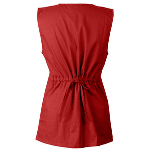 Uniforme d'infirmière personnalisé à la mode de tulipe, nouveaux uniformes à fermeture éclair de couleur rouge, ensembles d'hôpital de soins infirmiers pour femmes - Product Image 2