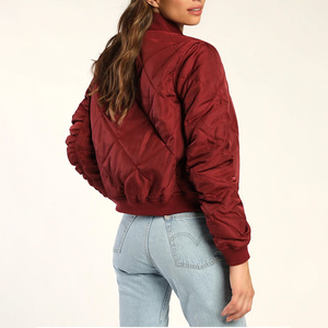 Warm Mens And Womens Bomber Jackets For Winter With Customizable Embroidery Soft Interior And Durable Waterproof <b>Fabric</b> - Product Image 5