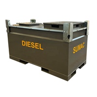 Réservoir de carburant diesel en acier au carbone certifié SUMAC UL142 avec buse automatique et tuyau de 4 m pour un transport facile du carburant