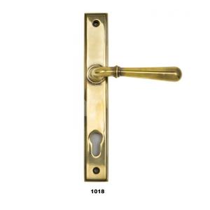 Manija de puerta de baño de palanca pulida de níquel martillado de alta calidad para el Hogar, baño, cama, sala de estar - Product Image 6