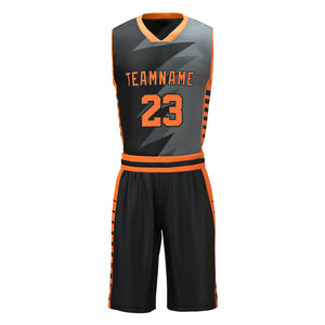 Tenues de sport de haute qualité à prix raisonnable 2026, ensembles de basketball personnalisés imprimés, 100% polyester, nouveaux uniformes de basketball pour homme - Product Image 6