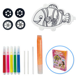 Juguetes creativos de pintura 3D globo de papel inflable para colorear juguete de <span class=keywords><strong>dibujo</strong></span> 3D con ruedas y marcadores para niños y adultos - Product Image 6