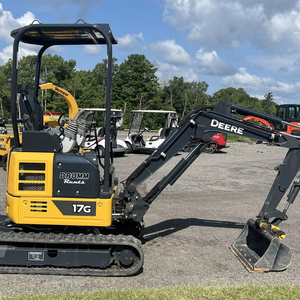 Miniexcavadora Johnn Deerre 17G Tier 4 Final Diesel Engine 30 Grading Bucket Bolt Cutting Edge Excavadora hidráulica auxiliar - Product Image 6