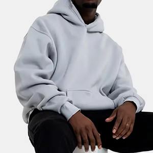 <b>Top</b> quality 100% Cotton flecce 700Gsm Custom Boxy Hoodie Custom Graphic French Terry Heavyweight <b>Cropped</b> Oversized Hoodies <b>Men</b> - Product Image 2