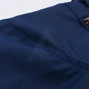 Vente en gros blouson aviateur d'hiver hip hop unisexe de haute qualité OEM personnalisé en toile avec logo avant à capuche coupe ajustée - Product Image 4