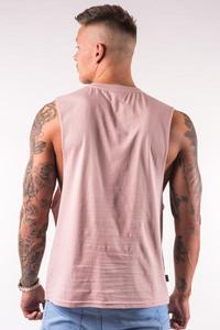 Camisetas sin mangas de nuevo diseño para hombre, camiseta de rapero de ajuste holgado con fondo de angustia, Camiseta de algodón pesado con lavado ácido para hombre - Product Image 3