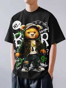 Camiseta gráfica para hombres y mujeres Street Style Trend Wear Ajuste suave Perfecto para viajes Hangout y uso diario OEM ODM - Product Image 6