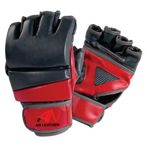 Meilleurs gants de fitness multisports en cuir pour MMA Grappling Martial Arts Training for Gym and Sports Use with Mitts - Product Image 2