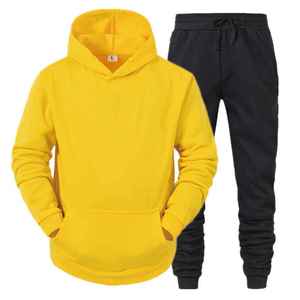Conjunto Deportivo para Hombre, Chándal de Alta Calidad 100% Algodón, Sudadera con Capucha y Pantalones Deportivos Personalizados, Ropa Deportiva Holgada para Invierno - Product Image 5