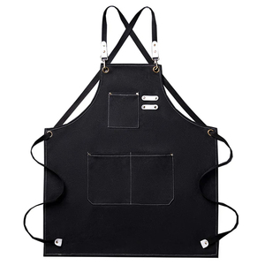 2025 maison toile coton tablier imprimé coton tablier pour griller barbecue tablier Logo personnalisé - Product Image 6